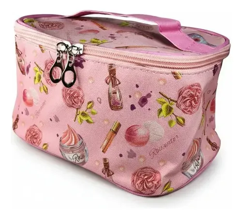Neceser Porta Cosmeticos Maquillaje Brochas Bolso Estuche Color 1