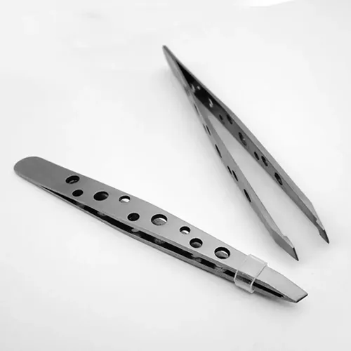 Pinza Para Cejas Inclinada Para Depilación De Vello