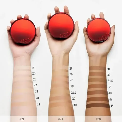 Base de Maquillaje Espoir Be Velvet Cover Cushion Líquida, Acabado Aterciopelado y Alta Cobertura