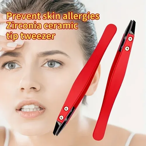 Pinzas De Cejas De Precisión De Acero Inoxidable Para Rostro