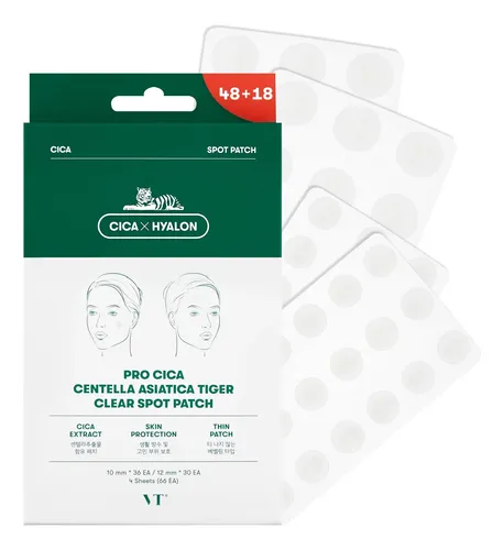 Parches Para Espinillas Pro Cica De Vt Cosmetics, 66 Unidade