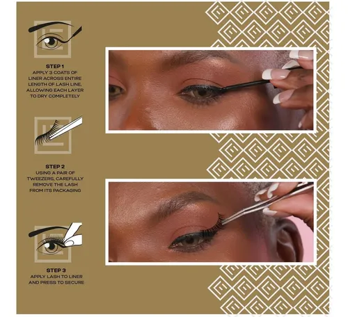 Kit De Pestañas Postizas Eylure Promagnetic Con Delineador