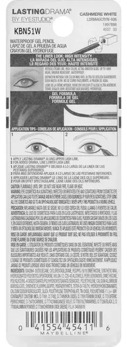 Lápiz Gel A Prueba De Agua Maybelline Lasting Drama 16h