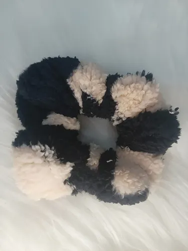 Scrunchie De Peluche Colita De Pelo Accesorio Mujer