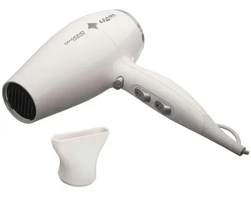 Secador De Cabello Ga.ma 3694 Diamond Color Blanco