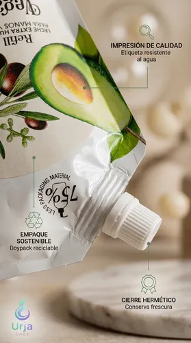 Leche Humectante Vegana Palta 300 Ml Doypack Veganis