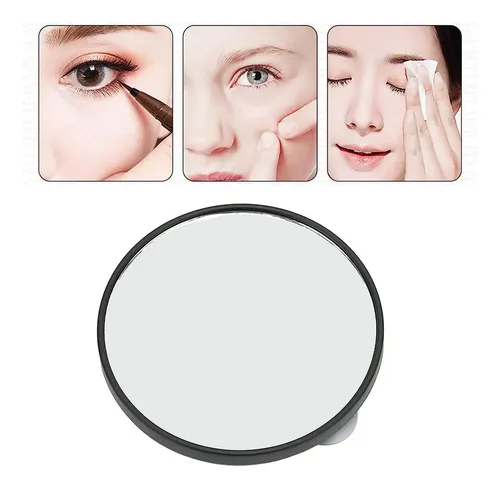 Espejo 3x Aumento / 2 Pzas Con Ventosas / Maquillaje