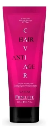 Crema De Peinar Para Cabellos Lacios Caviar Fidelite X 230ml