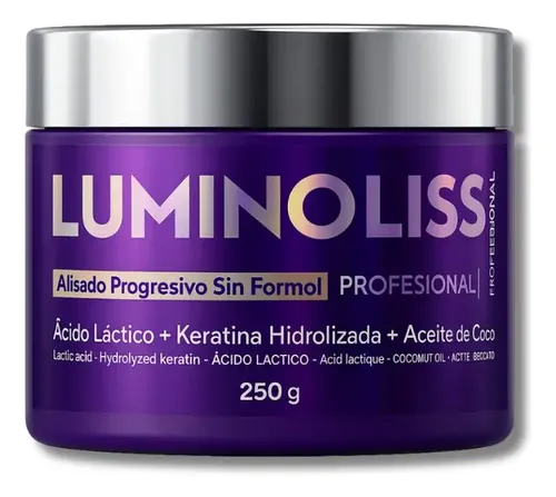 Alisado Luminoliss Crema 250g Sin Formol Antifrizz