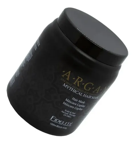 Mascara Capilar Argan Mythical 1000ml Filtro Uv Fidelite Nutricion Pelo Seco Anti frizz