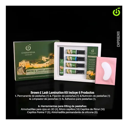 Kit De Laminado De Cejas Y Pestañas Cherimoya