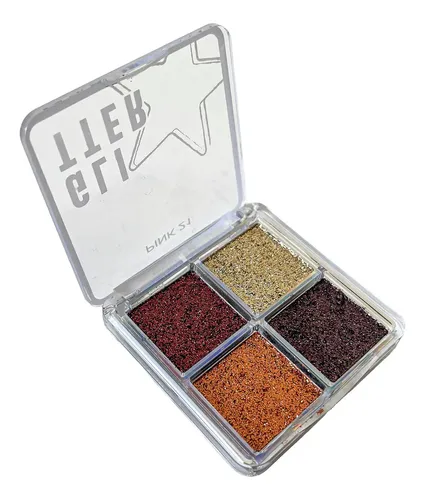 Paleta De Sombras Glitter Pink 21 Girls Night Maquillaje