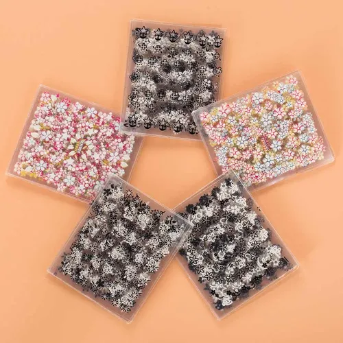 10 Láminas Adhesivas 3d Diseño Floral Para Uñas Hermosas