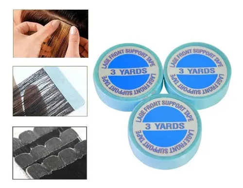 3 Cintas Adhesivas De Doble Cara For Extensiones De Pelo Co
