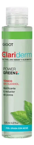 Gigot Clariderm Power Green Tonico Facial S/alcohol 125 Ml.