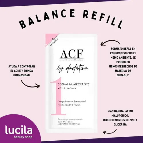 Recarga Serum Vol 1 Balance Acf By Dadatina M21109