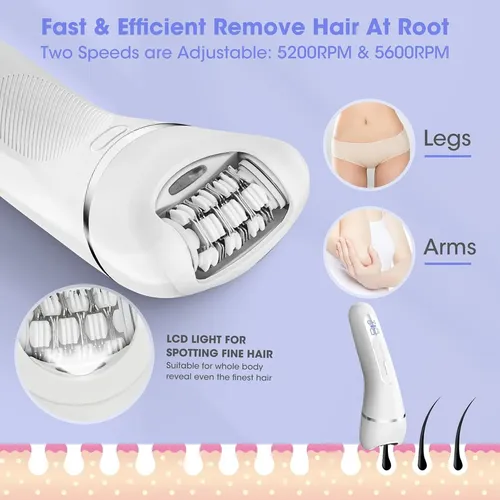 Epilador 7 En 1 Para Mujeres Qreeyx, Afeitadora Facial Y