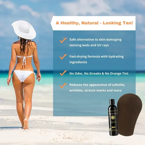 Kit De Bronceado Tan Physics Sunless Tanner Con Accesorios