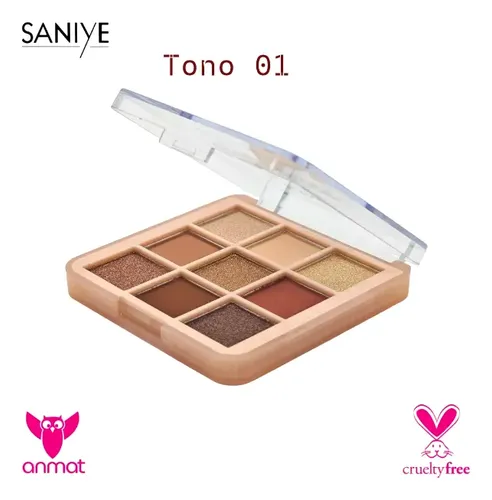 Paleta Sombras Saniye Looks We Love 9 Tonos Pocket