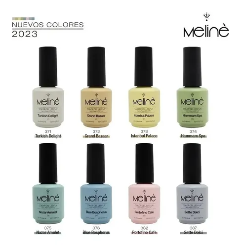 Meline Esmaltes Gel Uv/led Colección 2023 (15ml)