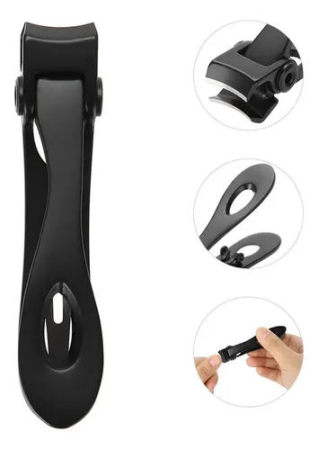 Stainless Steel Nail Clippers With 2-inch Non-slip Handle.