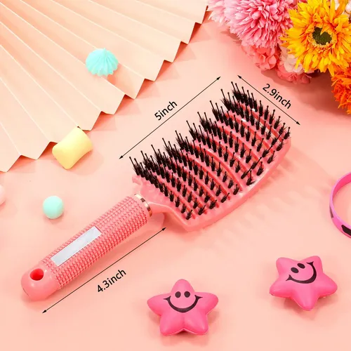 Cepillos Para El Cabello Cunhill Boar Bristle, Curvados Y Ve