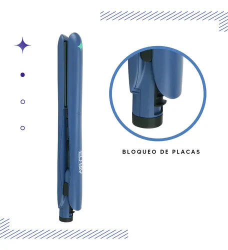 Planchita De Pelo Eurobeauty Entry Eb-hs021 Azul