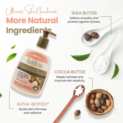 Manteca Corporal Biocare Con Infusión De Manteca De Cacao Y