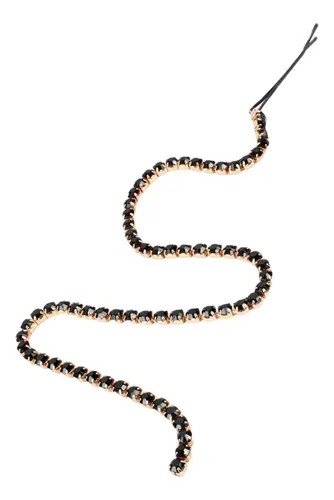 Con Cadena De Borlas, , Diadema Para Mujer, Diadema Negro