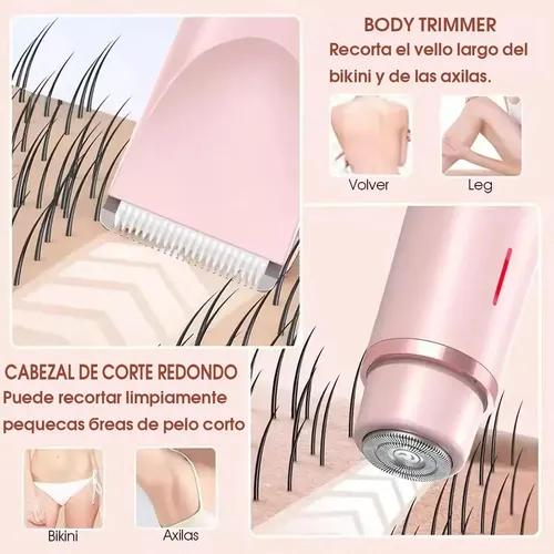 X Depiladora Mujer Bikini Afeitadora Rasuradora Electrica