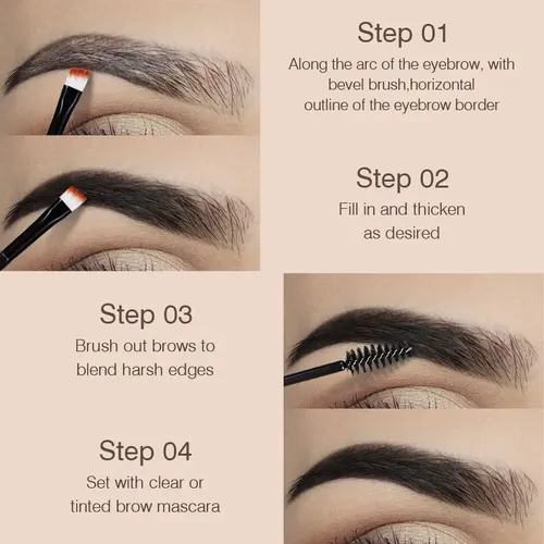 Eyebrow Mascaras Waterproof 24h Long-lasting Easy Removal