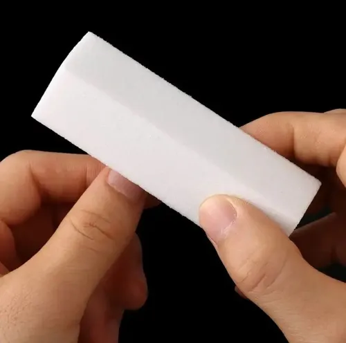 Block Blanco Lima Pulidor De Uñas X3 Buffer Esculpidas