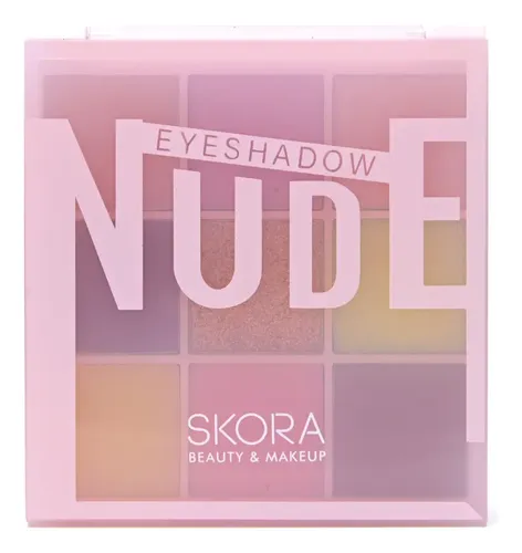Set X 3 Paletas Sombras De Ojos Matte Y Glitter Nude Skora