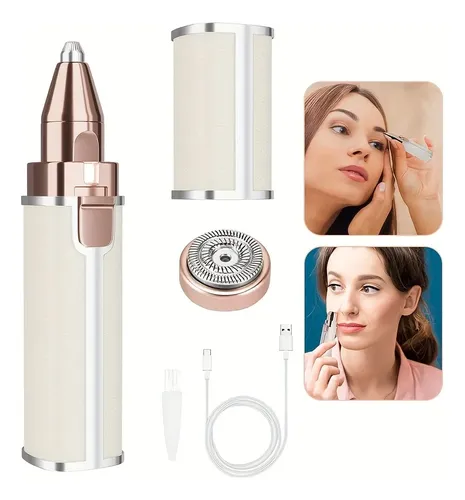 Depilador Facial Recortador Cejas Eléctrico Usb