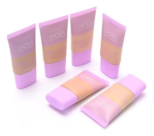 Base Maquillaje Liquida Foundation Glow Vibes De Skora 30 Ml Tono 01