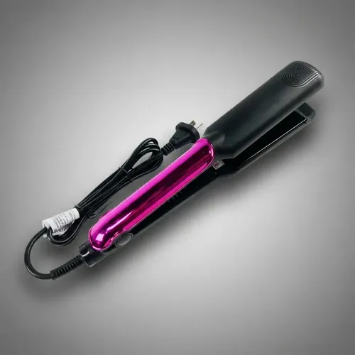 Plancha Para Pelo Profesional Placas Turmalina Color Rosa Veoquiero