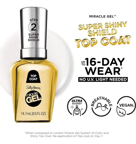 Esmalte De Uñas Sally Hansen Miracle Gel 14.79 Ml Brillante