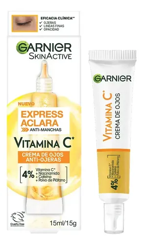 Garnier Crema Ojos Vitamina C 15ml Todo Tipo Piel