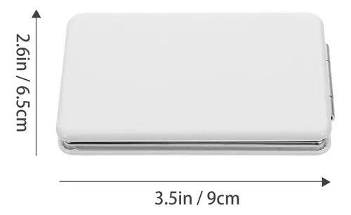 Espejo De Viaje Portátil Compacto Para Cosméticos Con Funda