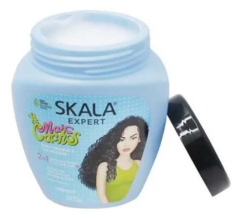 Skala Mais Cachos Máscara Vegan Rulos Hidratacion 1kg