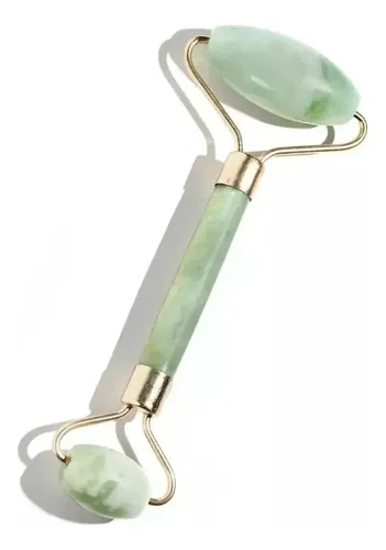 Masajeador Facial Piedra Jade Roller Pack Rodillo Corporal