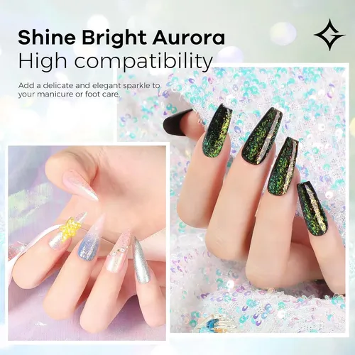 Top Coat Glitter Glamónade, Secado Rápido, Arcoíris