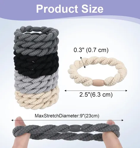 Paquete De 12 Cintas Para El Cabello, Para Hombre, Pelo Larg