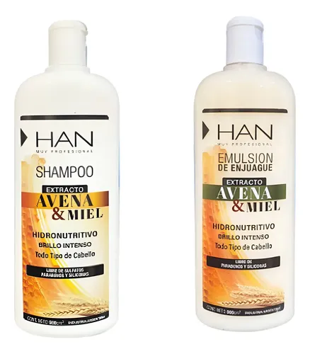 Han Avena Y Miel Kit Shampoo+enjuague Cabello Apto