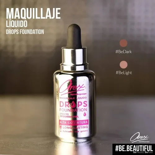 Arex Maquillaje Líquido Drops Fundation Art509