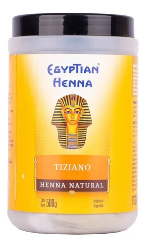 Egyptian Henna Matizador Polvo X 500 Tono Tiziano