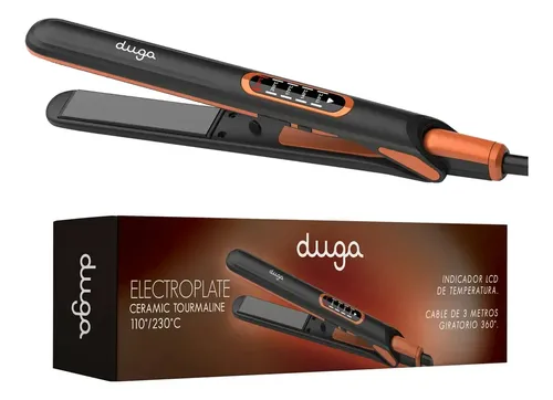 Plancha De Pelo Duga D2317 Profesional Y Compacta Naranja