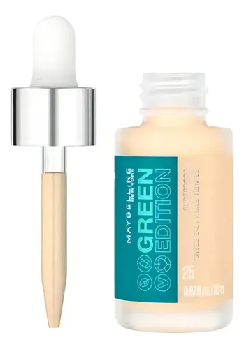 Base De Maquillaje Líquida Green Edition, Maybelline Tono 25