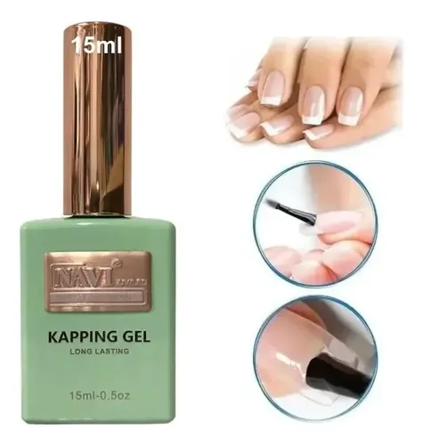 Kapping Navi 15 Ml Gel Uv Led Soft Gel Transparente Esmalte