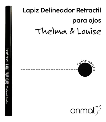 Kit X2 Delineador Para Ojos Retractil Negro Thelma Y Louise